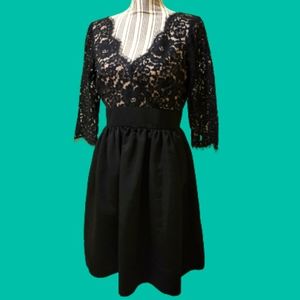 eliza j lace & faille dress size 8